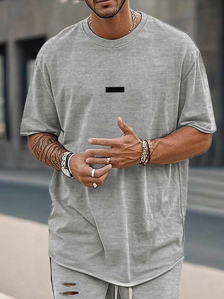 Athleisure Loose Fit T-Shirt Shorts Set